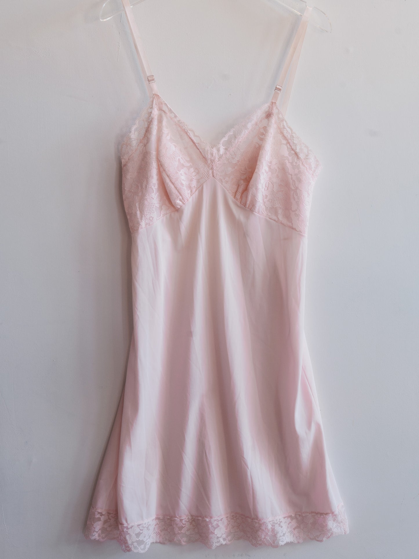 Vintage Lingerie 1950’s Tricot Nylon and Lace Slip by Vanity Fair
