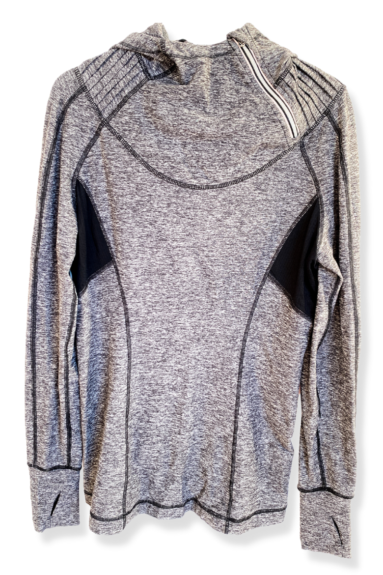 lululemon Run Back On Track Pullover Heathered Black