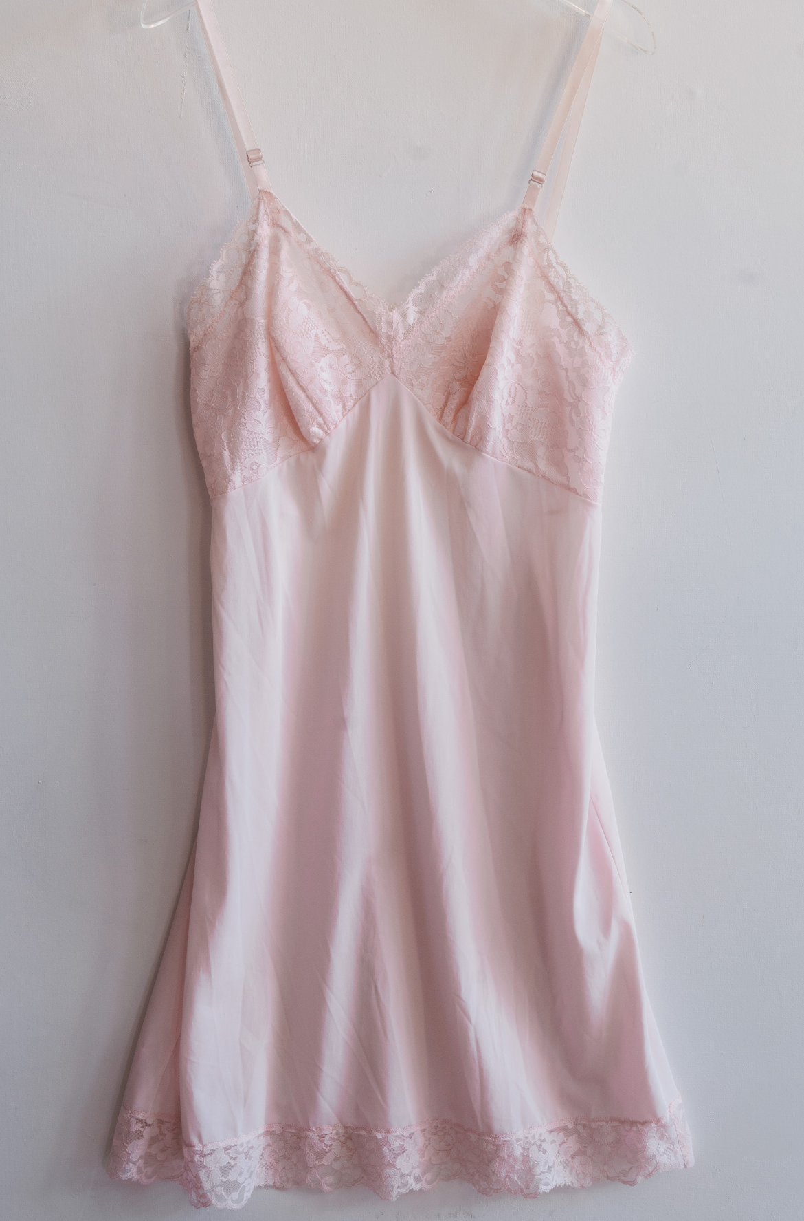 Vintage Lingerie 1950’s Tricot Nylon and Lace Slip by Vanity Fair