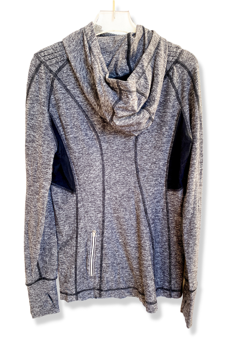 lululemon Run Back On Track Pullover Heathered Black