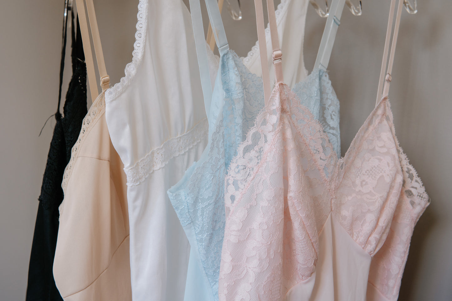 Vintage Lingerie 1950’s Tricot Nylon and Lace Slip by Vanity Fair