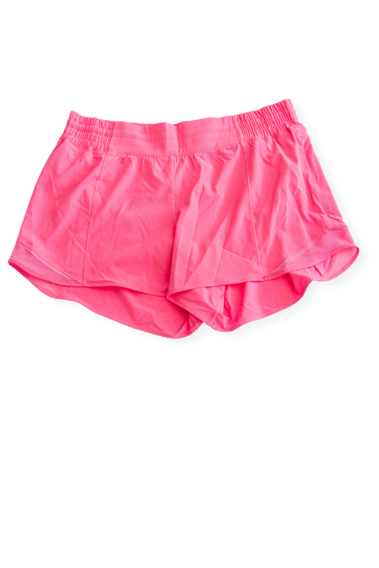 lululemon-sale-discount-resale-lululemon Hotty Hot HR Short 4” Line—dark-prism-pink-size-12