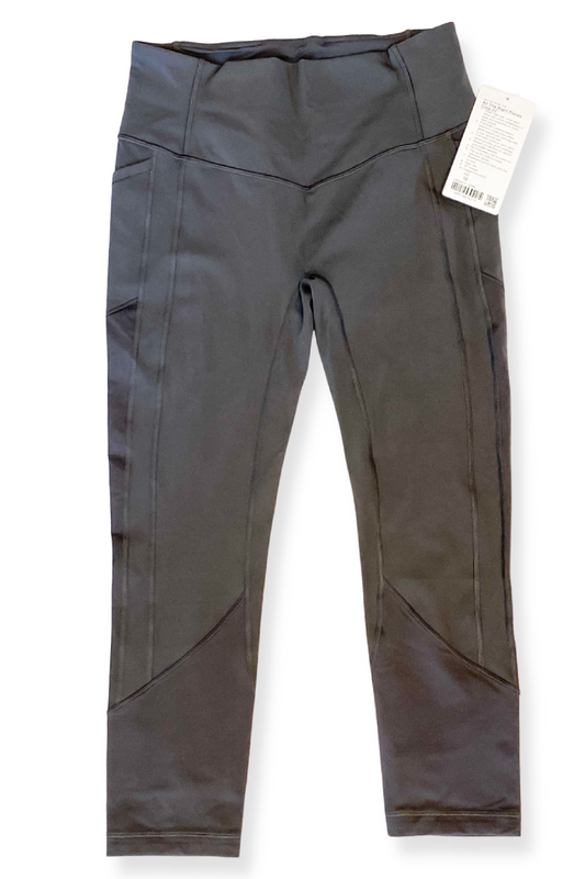 lululemon black wunder under dot mesh pocket leggings - size 2/4 – good  market thrift store